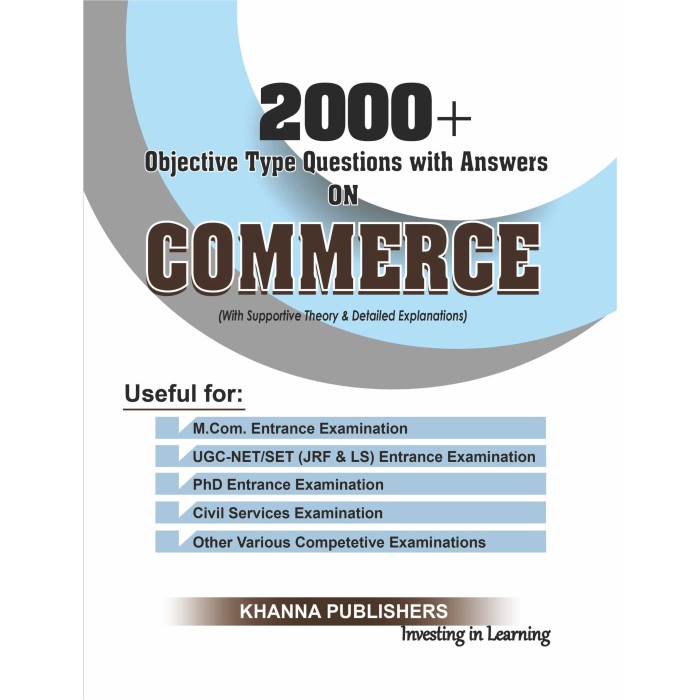 Objective Type Questions with Answers on Commerce